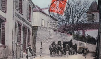 La rue de l'Eglise en 1910.