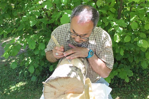 Le sculpteur François Barbier.