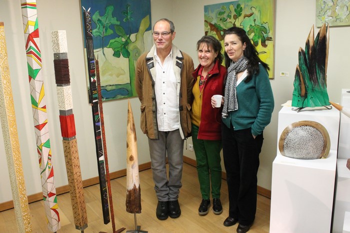 Odile Filleul entourée de Jean-Paul Guenver et Gaëlle Cauvin. Odile Filleul entourée de Jean-Paul Guenver et Gaëlle Cauvin.